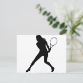 Carte Postale Tennis féminin (Debout devant)