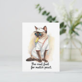 Carte Postale Tennis Funny Dit manger de la banane (Debout devant)