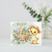 Carte Postale TENNIS Get well soon for Duck Lover (Debout devant)