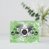 Carte Postale tennis hi-fi (Debout devant)