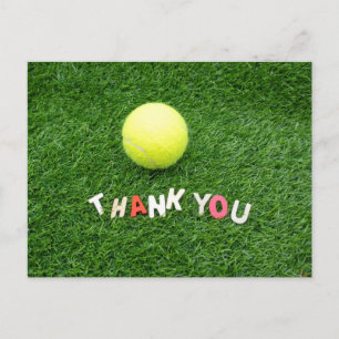 Carte Postale Tennis Merci