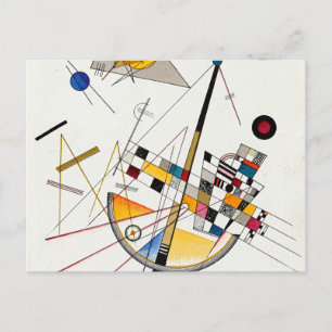 Carte Postale Tension délicate, no 85 par Wassily Kandinsky