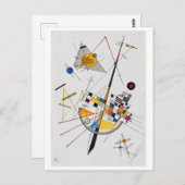 Carte Postale Tension Delicate No.85, Wassily Kandinsky (Devant / Derrière)