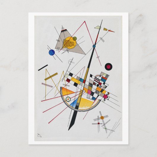 Carte Postale Tension Delicate No.85, Wassily Kandinsky (Devant)