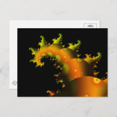 Carte postale Tentacle Fractal (Devant / Derrière)