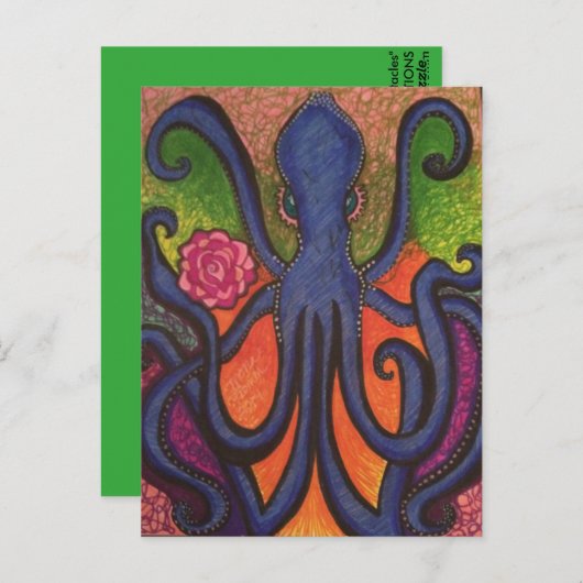 Carte Postale "Tentacles" (Devant / Derrière)