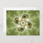 Carte Postale Tentacles Curieux - Art Fractal (Devant / Derrière)