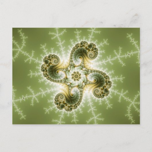 Carte Postale Tentacles Curieux - Art Fractal (Devant)