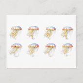 Carte Postale Tentacles de coucher de soleil : Aquarelle côtière (Devant)