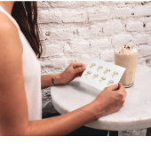 Carte Postale Tentacles de coucher de soleil : Aquarelle côtière