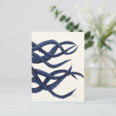 Carte Postale Tentacles géants de pieuvre (Debout devant)