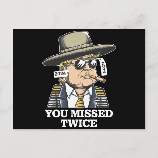 Carte Postale Tentative d'assassinat de Trump Trump 2024 Vous av (Devant)