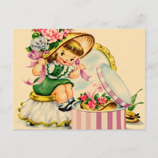 Carte Postale Tentative de Casquettes (Devant)