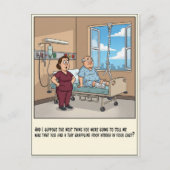 Carte Postale Tentative d'évasion d'un patient de l'hôpital : pr (Devant)