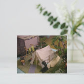 Carte Postale tente (Debout devant)