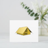 Carte Postale Tente de camping (Debout devant)