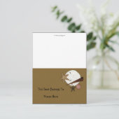 Carte Postale Tente de table terrestre (Debout devant)