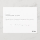 Carte Postale Tente de Tableau de citrouille de patchwork de (Dos)