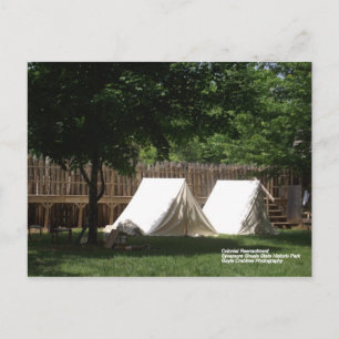 Carte Postale Tentes au Parc National Historique de Sycamore Sho