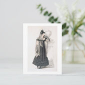 Carte Postale Tenue de deuil, planche de mode d'après Ackermann' (Debout devant)