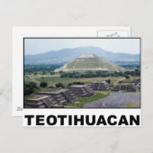Carte Postale Teotihuacan (Devant / Derrière)