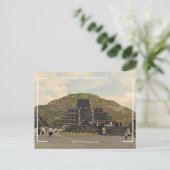 Carte Postale Teotihuacan  (Debout devant)
