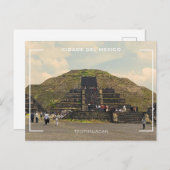 Carte Postale Teotihuacan  (Devant / Derrière)
