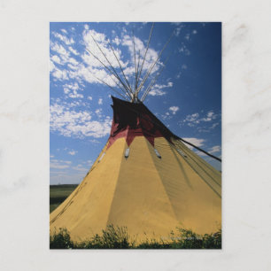 Carte Postale Tepee near Little Bighorn Battlefield