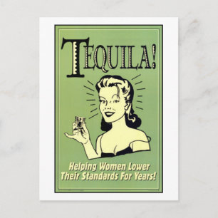 Carte Postale Tequila - Aider les femmes à abaisser leurs normes
