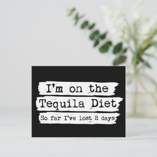 Carte postale Tequila Diet (Debout devant)
