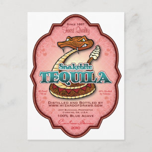 Carte Postale Tequila Snakebite