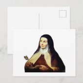 Carte Postale Teresa d'Ávila par Rubens (Devant / Derrière)