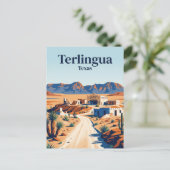 Carte Postale Terlingua États-Unis (Debout devant)