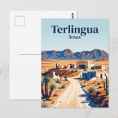 Carte Postale Terlingua États-Unis (Devant / Derrière)