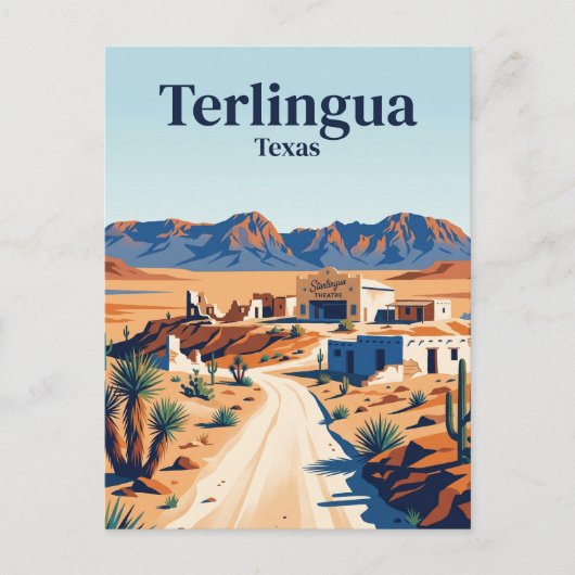 Carte Postale Terlingua États-Unis (Devant)
