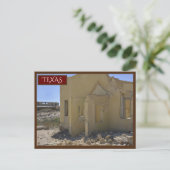 Carte Postale Terlingua Texas Yellow Building Big Bend (Debout devant)