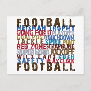 CARTE POSTALE TERMES DE FOOTBALL