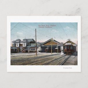 Carte Postale Terminal de ferries et chemin de fer