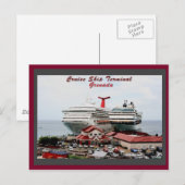 Carte Postale Terminal des croisières de Grenade (Devant / Derrière)
