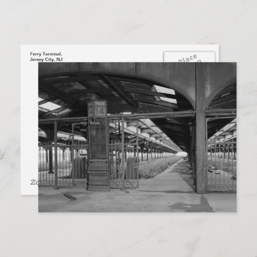 Carte Postale Terminal ferry, Jersey City, NJ (Devant / Derrière)
