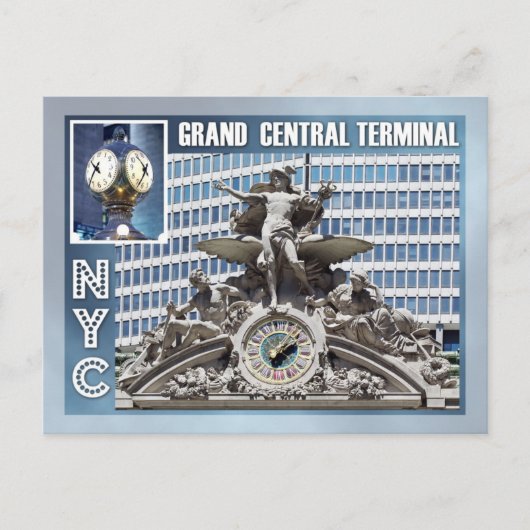 Carte Postale Terminal Grand Central, NYC (Devant)