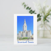Carte Postale Terminal Tower, Cleveland, Ohio, États-Unis (Debout devant)