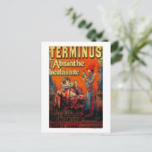Carte Postale Terminus Absinthe Poster Vintage Europe (Debout devant)