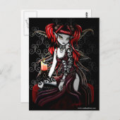 Carte postale Terra Darkness Fire Fairy (Devant / Derrière)