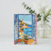 Carte Postale Terrace view of Mediterranean sea (Debout devant)