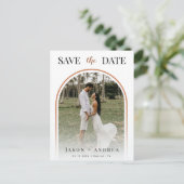 Carte Postale Terracotta Arch Photo Tropical Fall Enregistrer la (Debout devant)