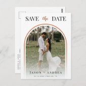 Carte Postale Terracotta Arch Photo Tropical Fall Enregistrer la (Devant / Derrière)