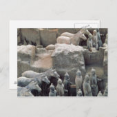 Carte Postale Terracotta Army, dynastie Qin, 210 av. J.-C. (Devant / Derrière)