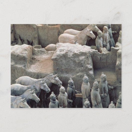 Carte Postale Terracotta Army, dynastie Qin, 210 av. J.-C. (Devant)