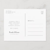 Carte Postale Terracotta & Gold sunburframe photo de Noël (Dos)